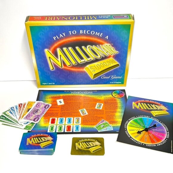 Play To Become A Millionaire Card Game by Universal Games - Vintage 1999 - Picture 5 of 5